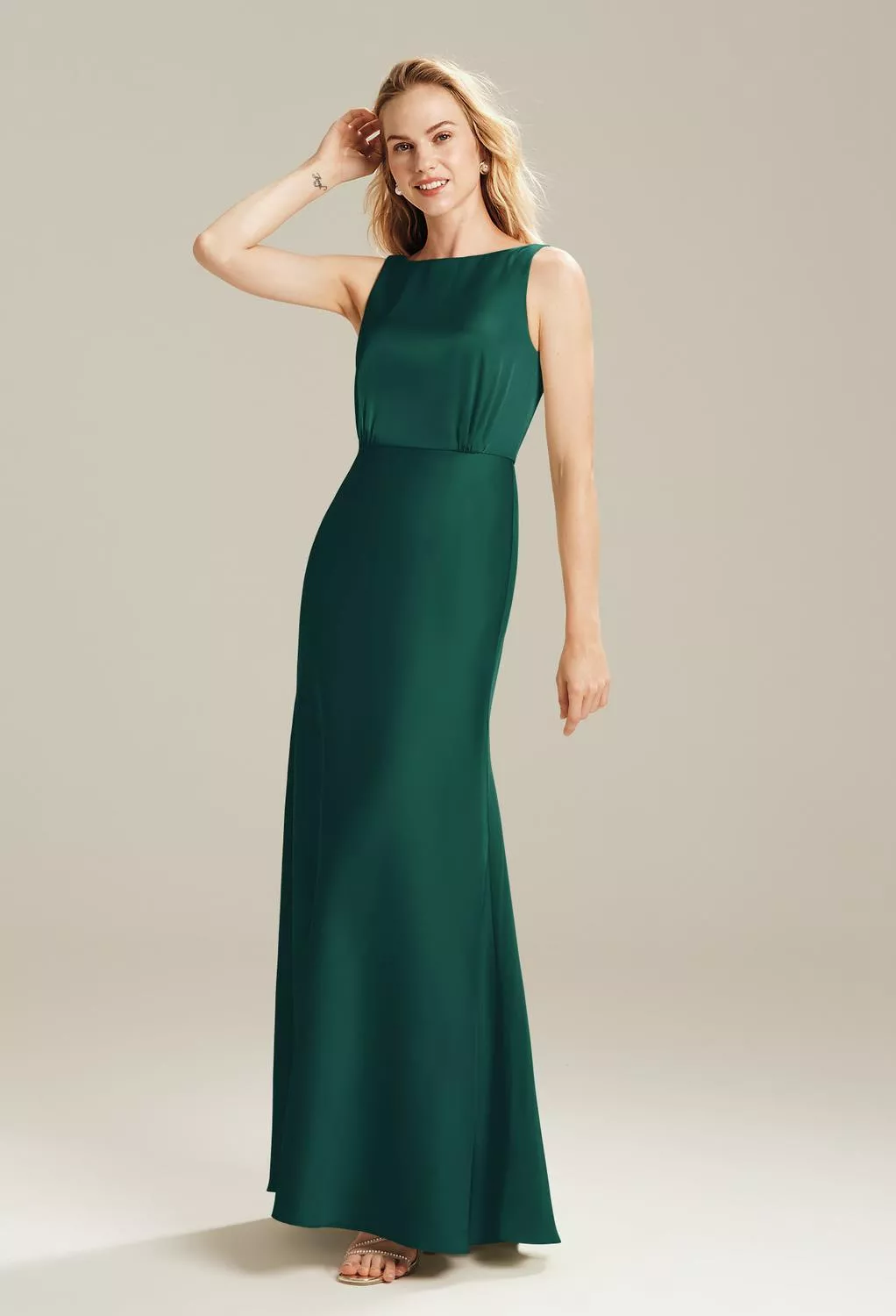 AW Giselle Hunter Green  Fall Wedding Guest Dresses